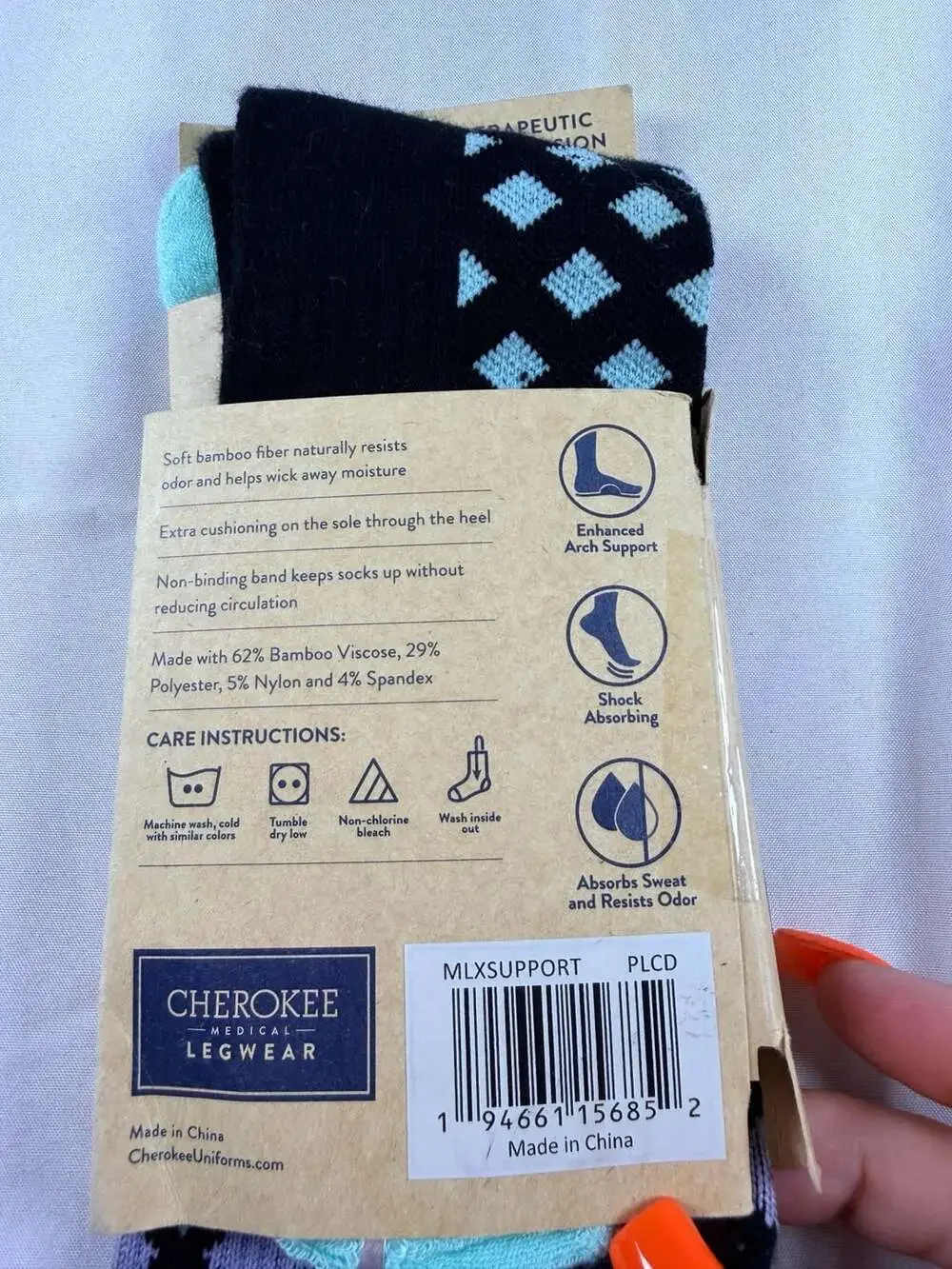 Cherokee Medical Legwear Therapeutic Compression Socks 15-20 mmHg Knee-High
